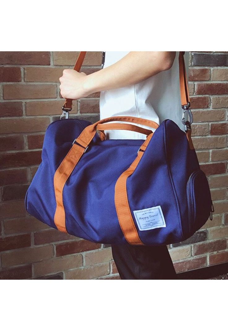 Bolso Viaje Deporte Gimnasia 35 LT Azul-4