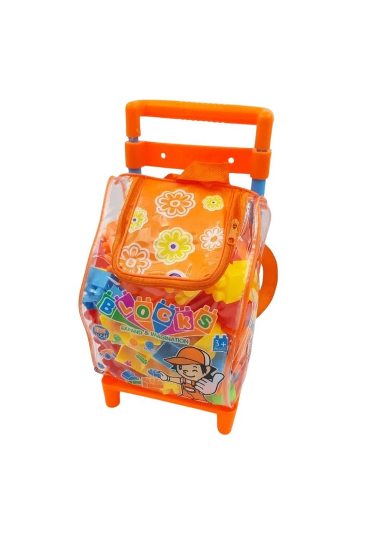 Maleta Infantil Niños Juegos Lego 85 piezas-1