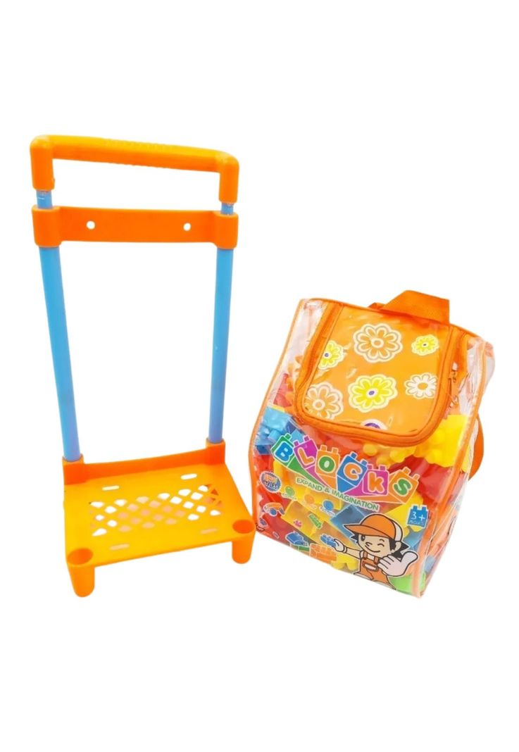 Maleta Infantil Niños Juegos Lego 85 piezas-3