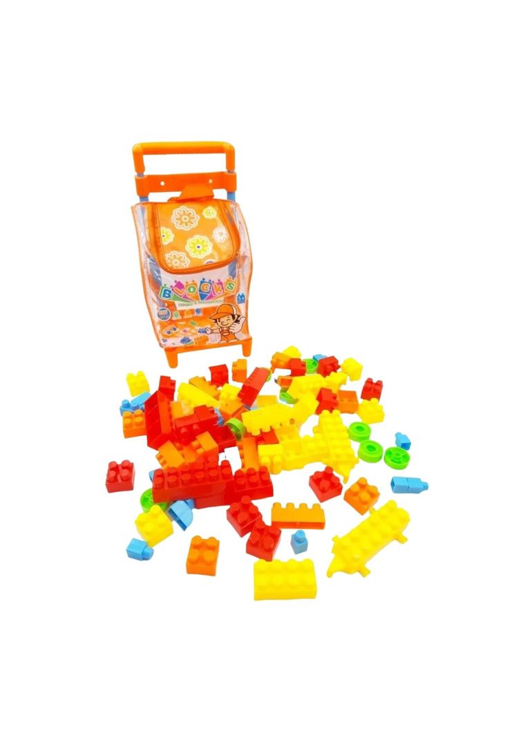 Maleta Infantil Niños Juegos Lego 85 piezas-5