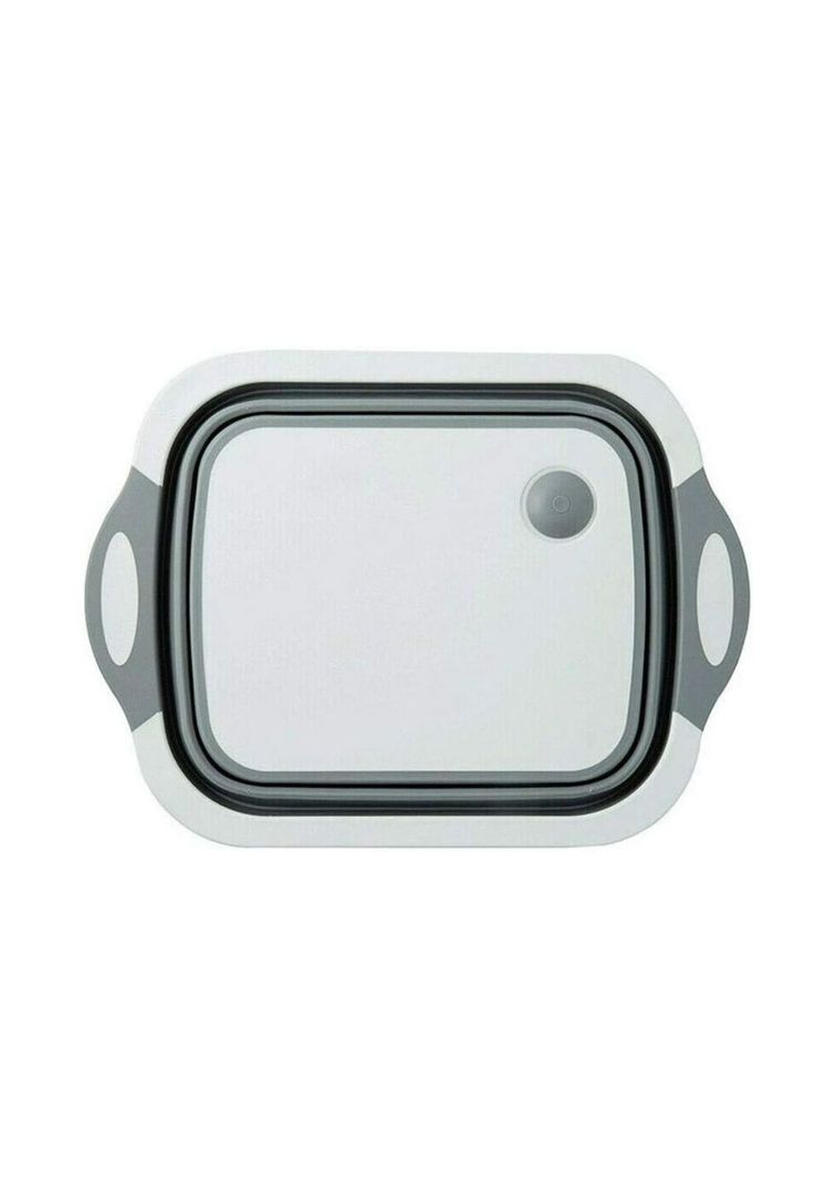 Tabla Cortar 3 En 1 Silicona Plegable Drenaje Cocina-1