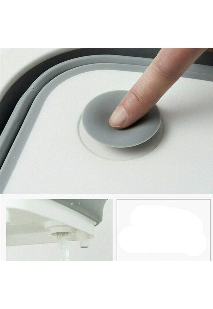 Tabla Cortar 3 En 1 Silicona Plegable Drenaje Cocina-3