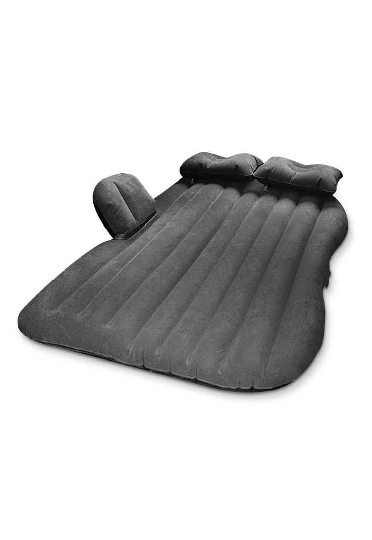 Colchón Inflable Auto Almohada Compresor Negro-2