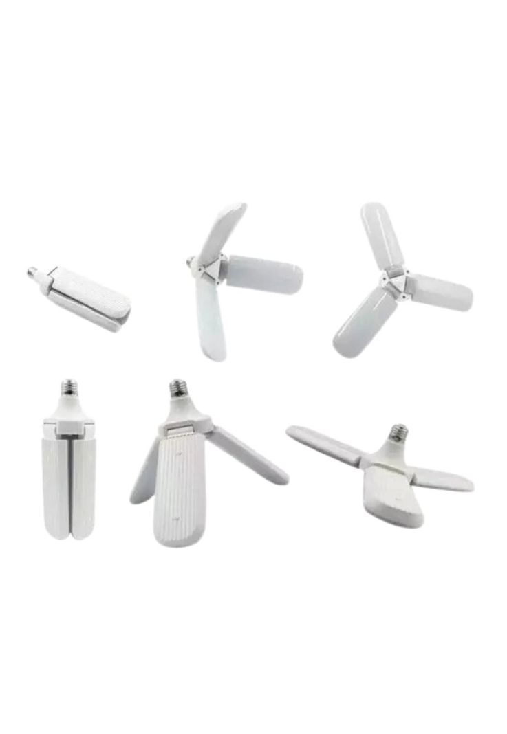 Pack 3 Ampolleta LED 45 Watt Angulo Ajustable 3 Aspas Luz Fría Blanco-5