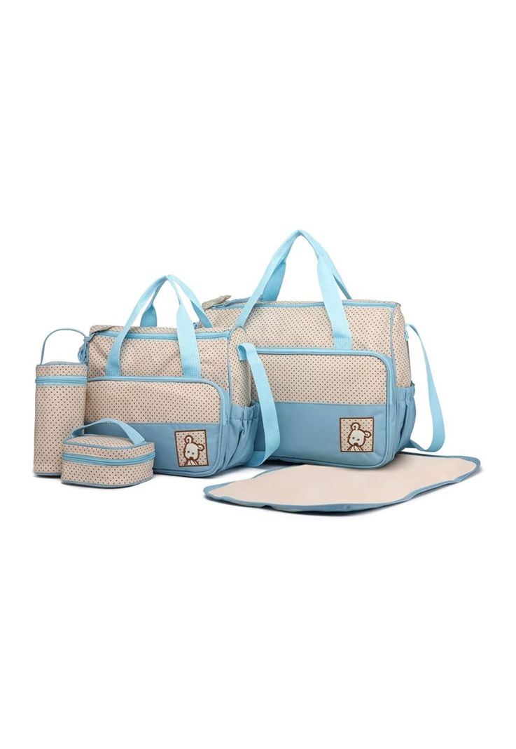 Bolso Maternal Cuidado Infantil Bebés PPM Azul-0