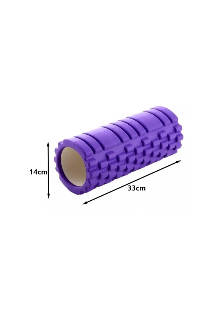 Rodillo Yoga Pilates Ejercicios Elongación Violeta-1