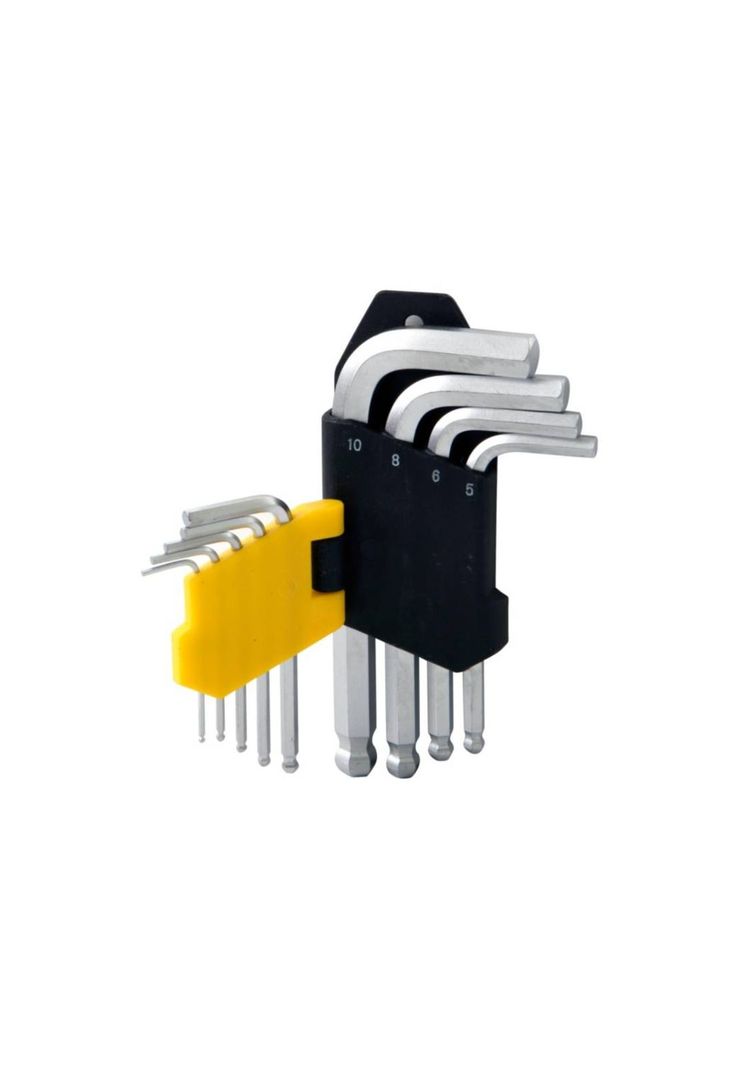 Llave Allen Hexagonal Corta 9 Piezas-2