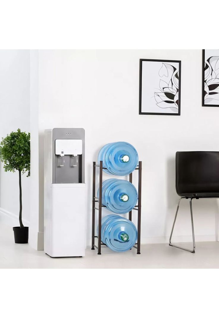 Organizador Estante Rack 3 Botellones Agua 20 L Blanco-4