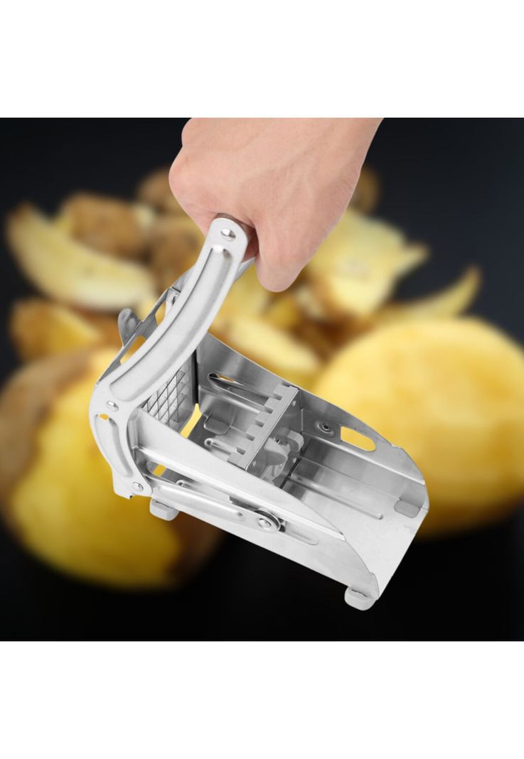 Cortador Picador Papas Fritas Vegetales Acero-5
