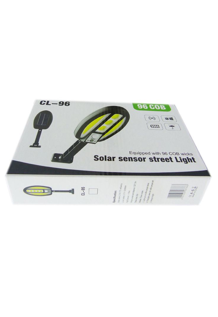 Foco Solar Pared LED COB Sensor Movimiento-3