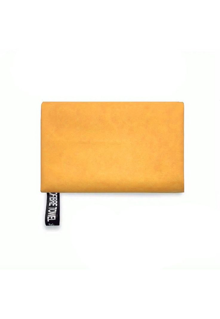 Set 3 Toallas Baño Viaje Microfibra Secado Rápido Naranja-1