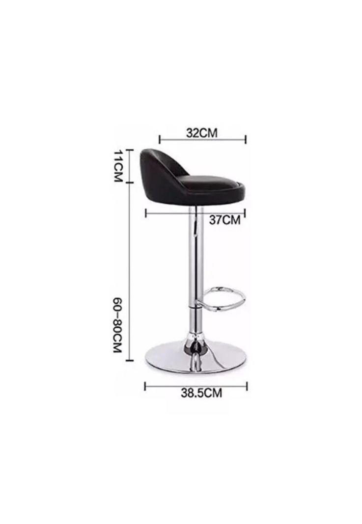 Taburete Silla Piso Bar 80 CM Negro-1