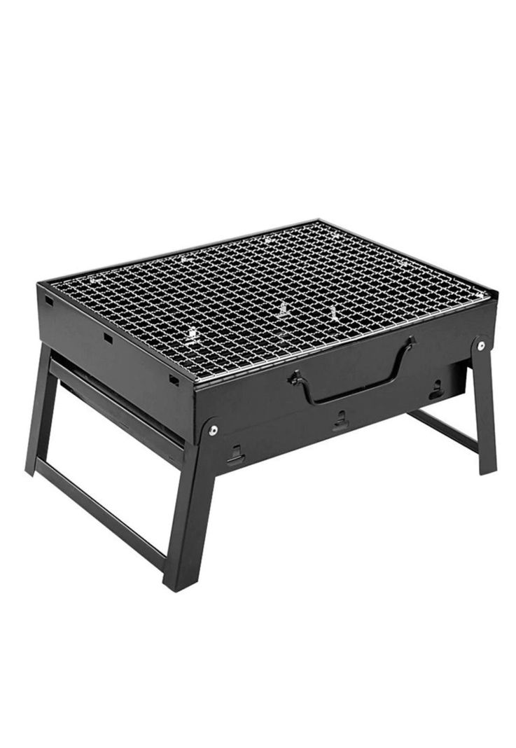 Parrilla Asados Portátil Carbón Plegable Deluxe-0