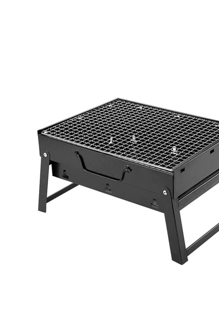 Parrilla Asados Portátil Carbón Plegable Deluxe-1