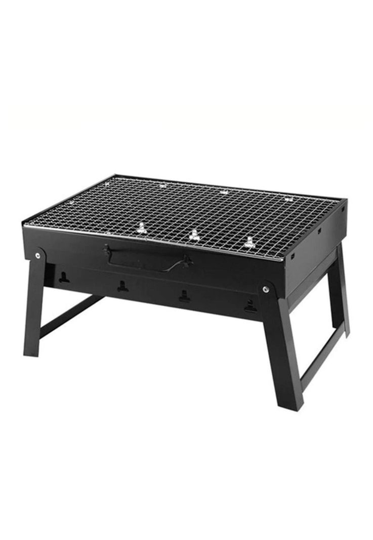 Parrilla Asados Portátil Carbón Plegable Deluxe-3