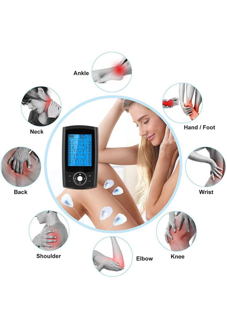 Estimulador Muscular Masajeador Tens Ems 24 Modos-3