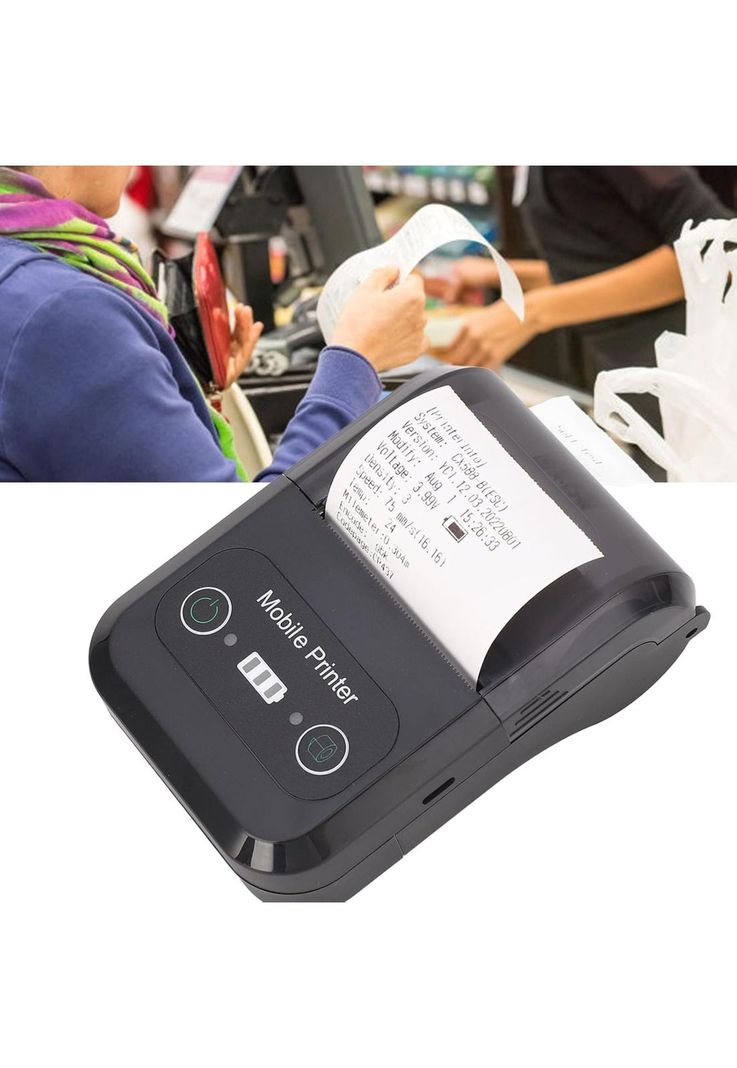 Mini Impresora Térmica Bluetooth Portátil 58 MM-3