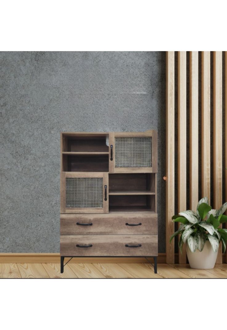 Mueble Hogar Living Furia Gris Deluxe-5