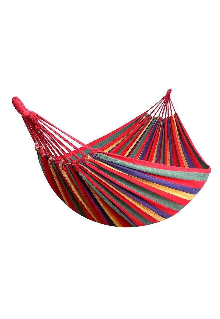 Hamaca Algodón Multicolor 2 Plazas 180x150 CM-0
