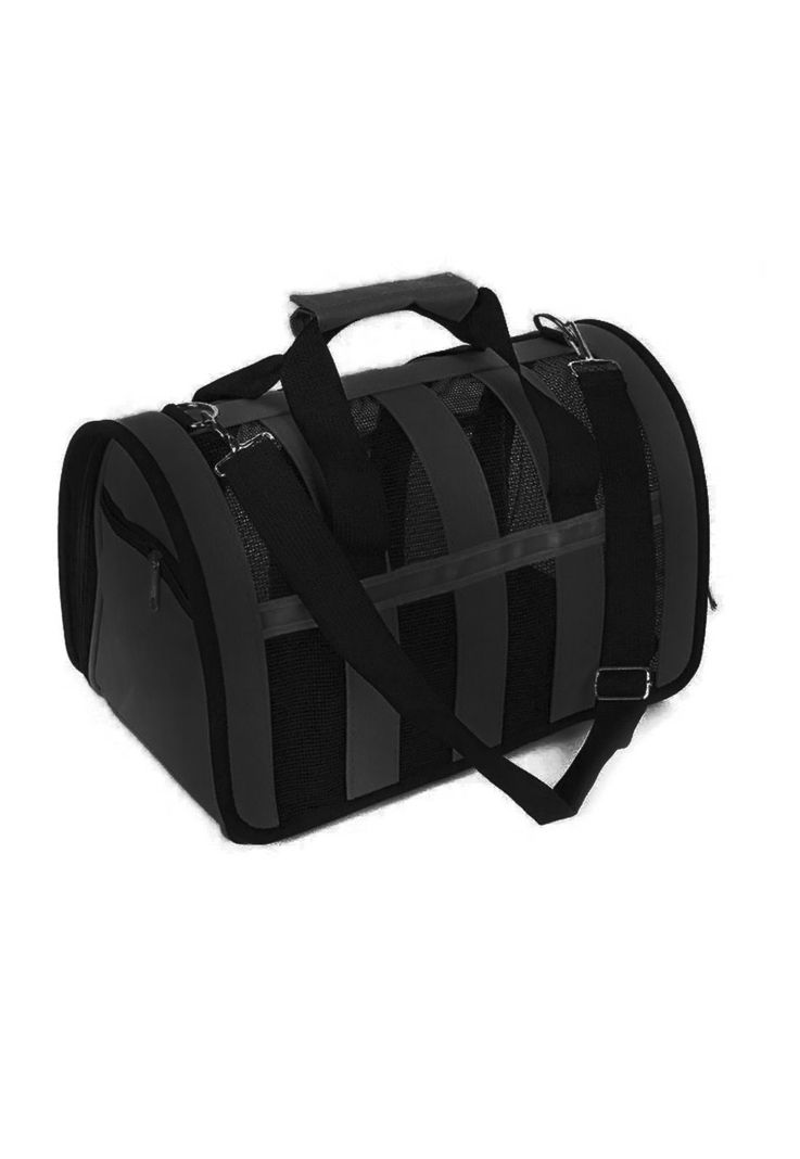 Bolso Transporte Mascotas Negro 34x24x23 CM-0