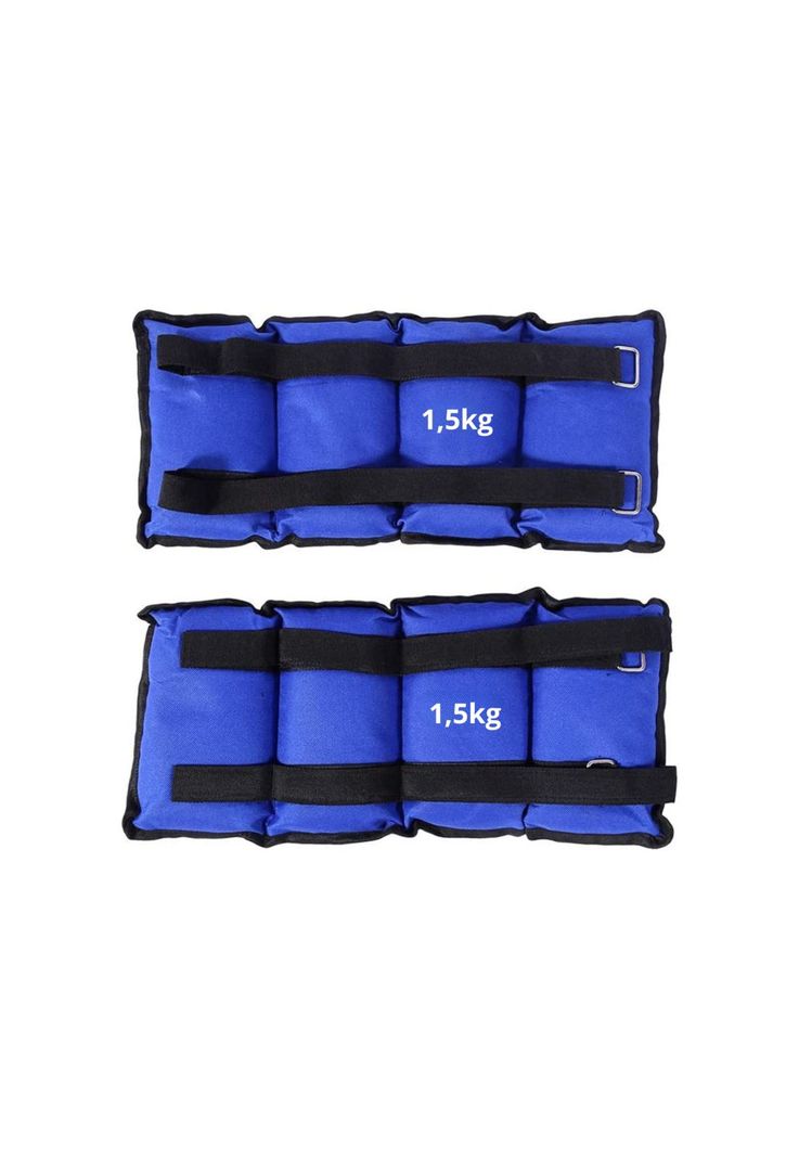 Pesas Deportivas Tobillos Muñeca 3 KG Azul-1