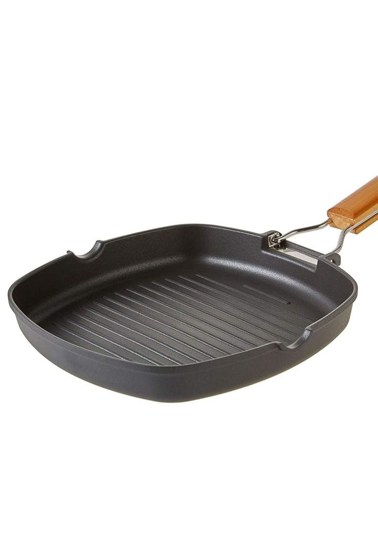 Sartén Parrilla Cocina Grill Cuadrado Antiadherente 28 CM-1