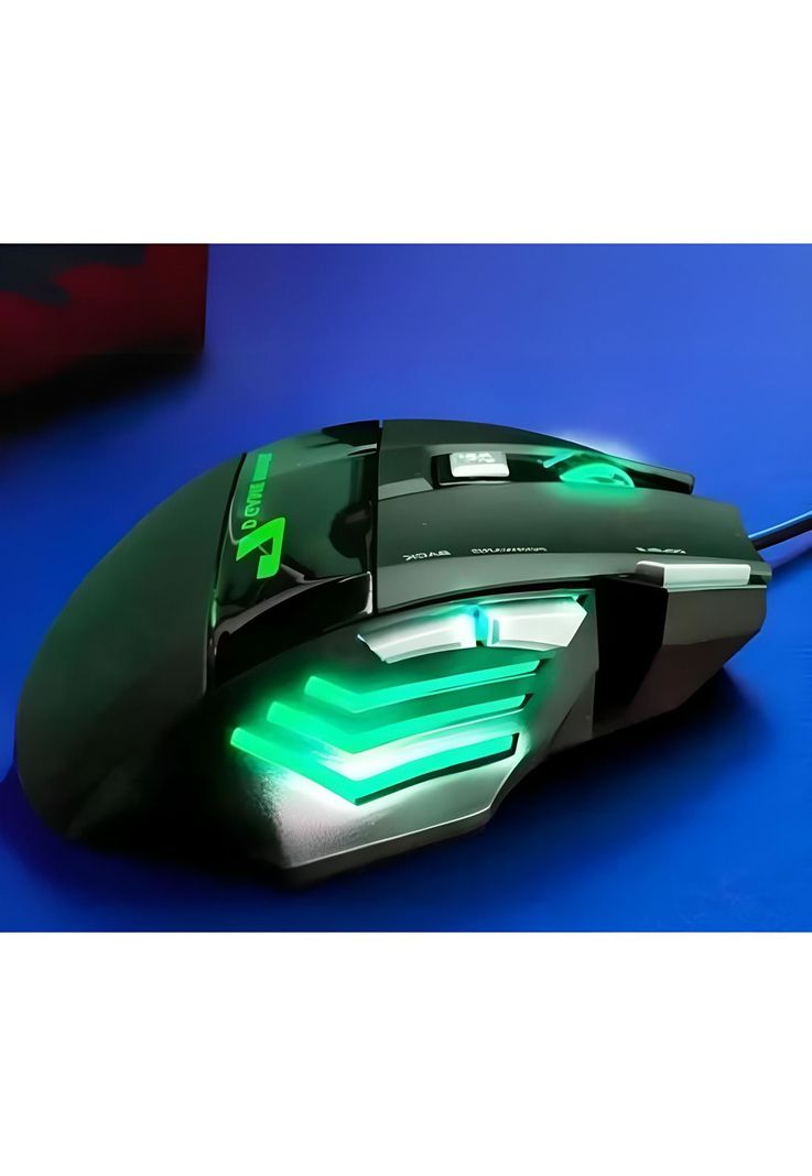 Kit Mouse Gamer Mousepad Ergonómico Verde-4