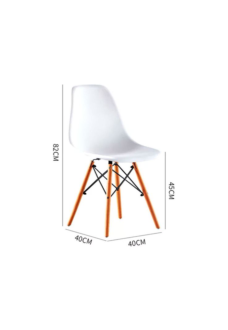 Silla Eames Hogar Comedor Blanco-3
