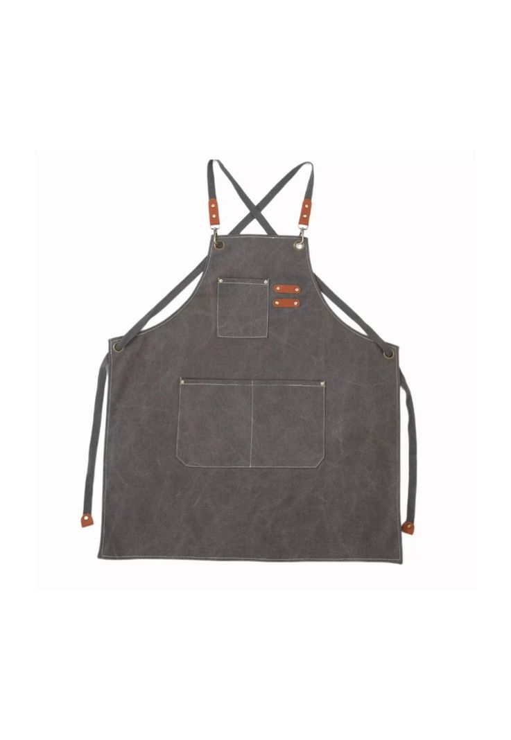 Pechera Delantal Multiuso 68x78 CM Color Gris-0