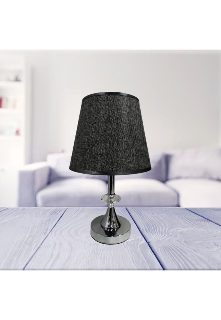 Lámpara Mesa Metal Negro 11X5x23 CM-2
