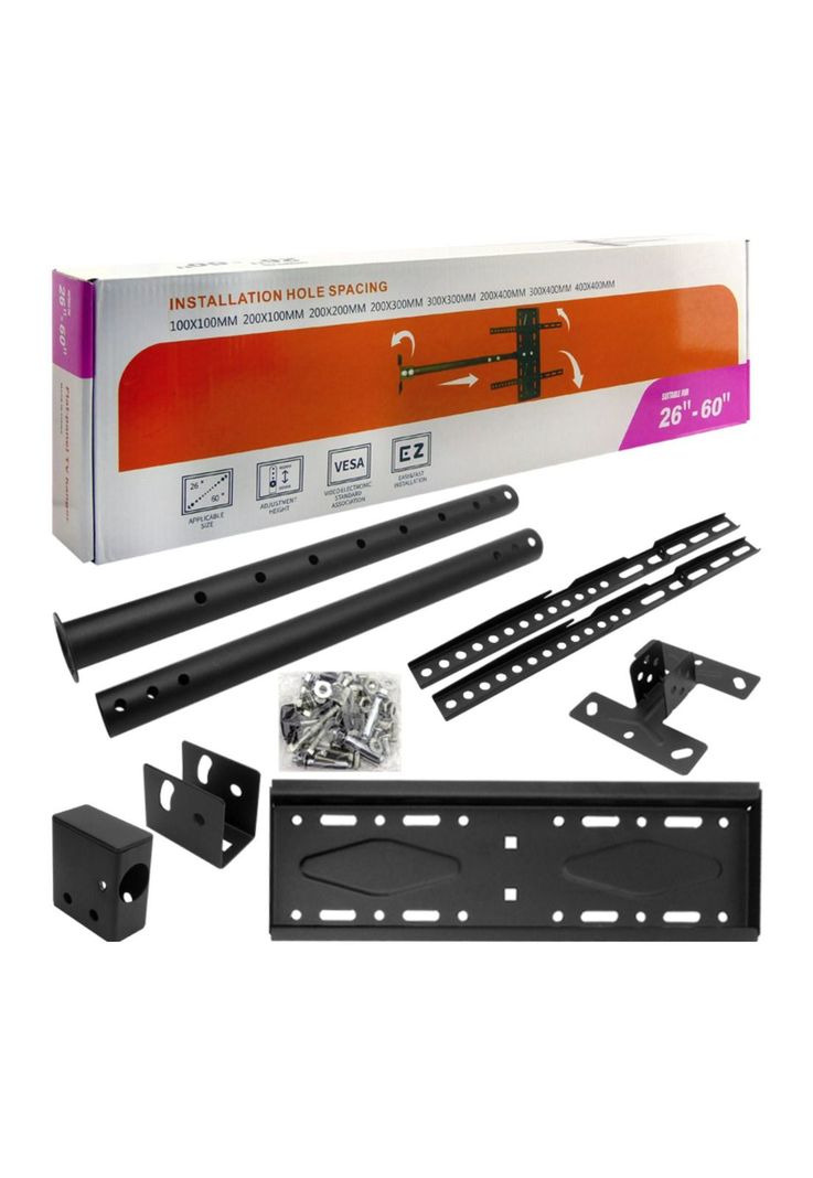 Soporte Rack TV Metal Techo 26-60 Pulgadas Inclinación-3
