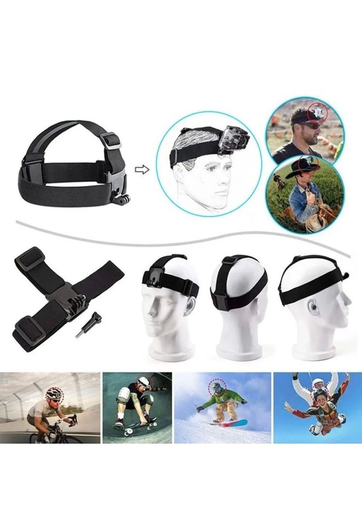 Kit 40 Accesorios Cámara Deportiva GoPro Estuche-3