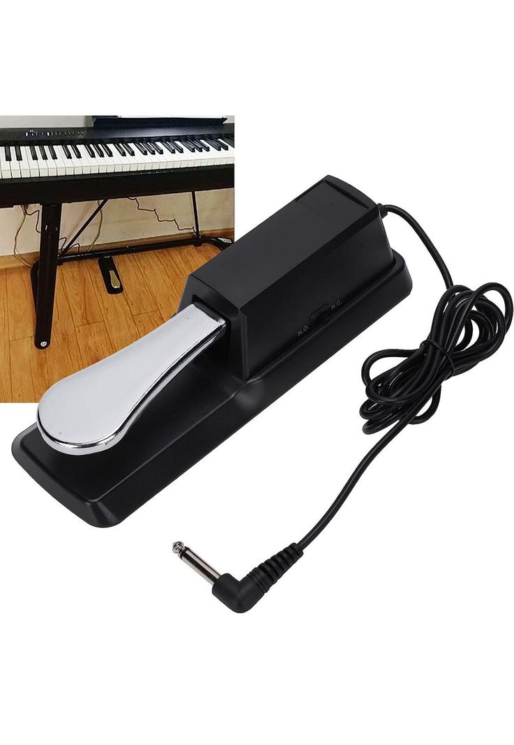 Pedal Sustain Universal Teclado Polaridad Piano Música-5