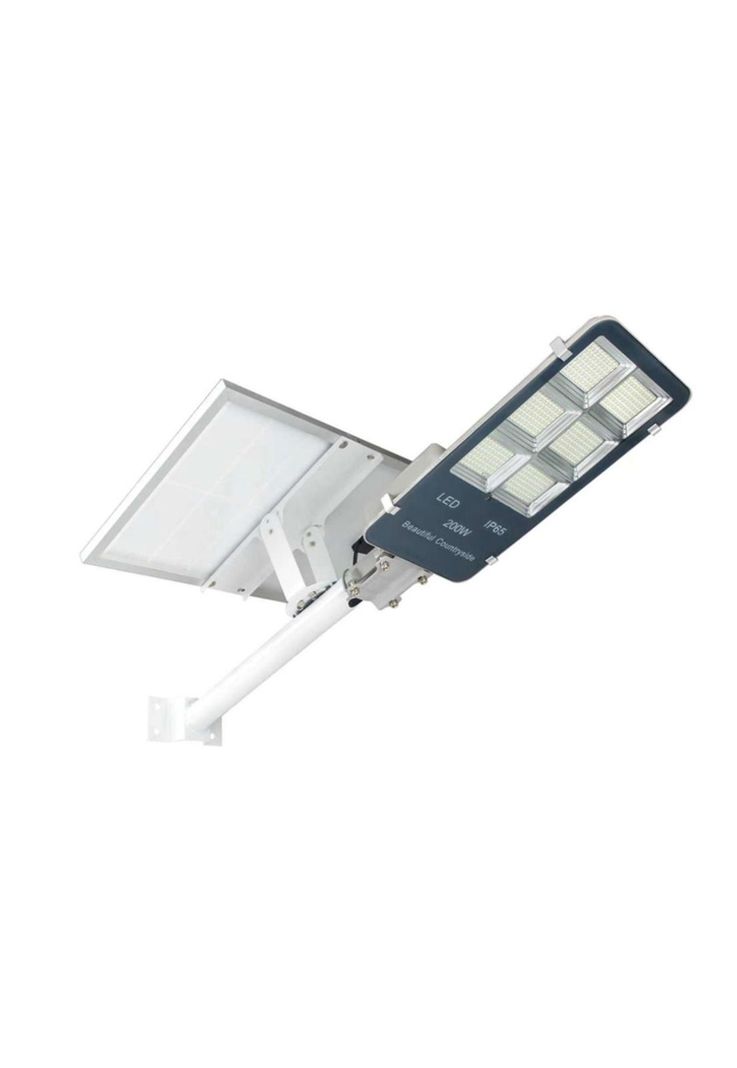 Foco Solar 200 LED 200 Watt Panel Solar Control Remoto-2