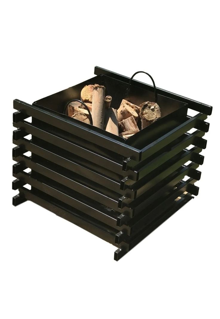 Fogón Brasero Fierro Terraza 53x53x45 CM-0