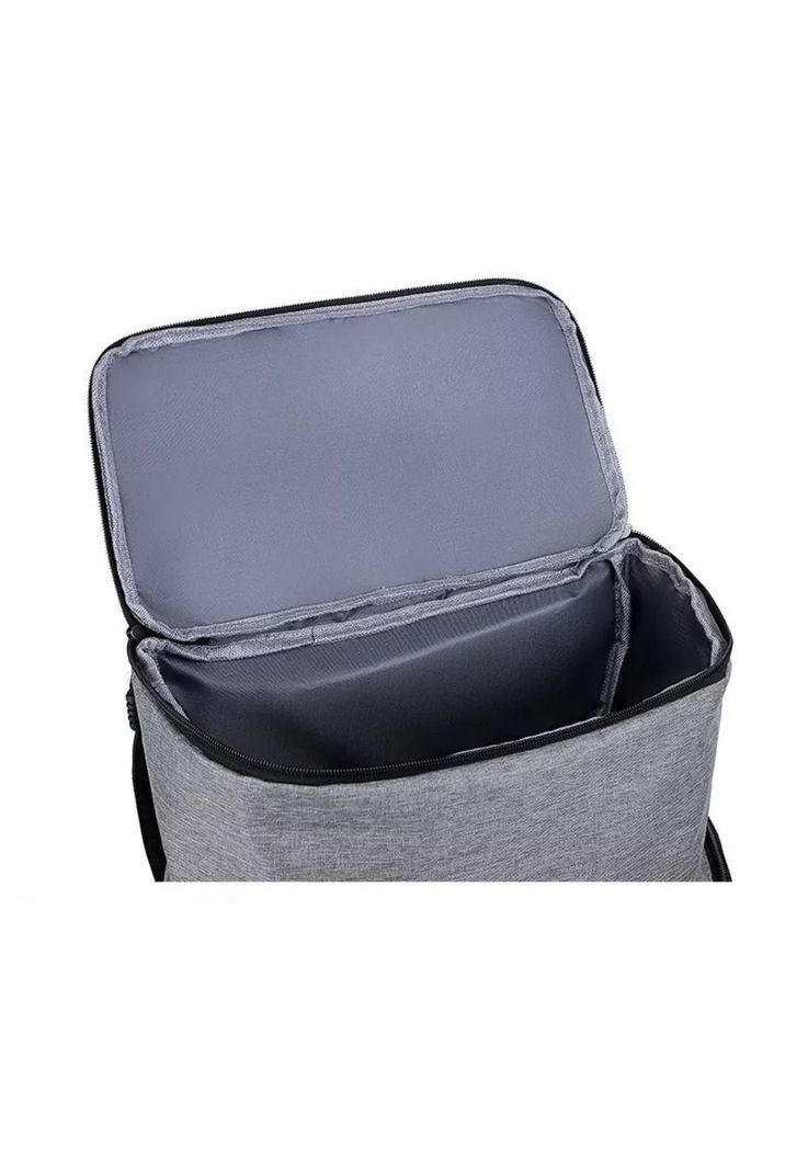 Mochila Maleta Seguridad Antirrobo Impermeable20-40 L Gris-3