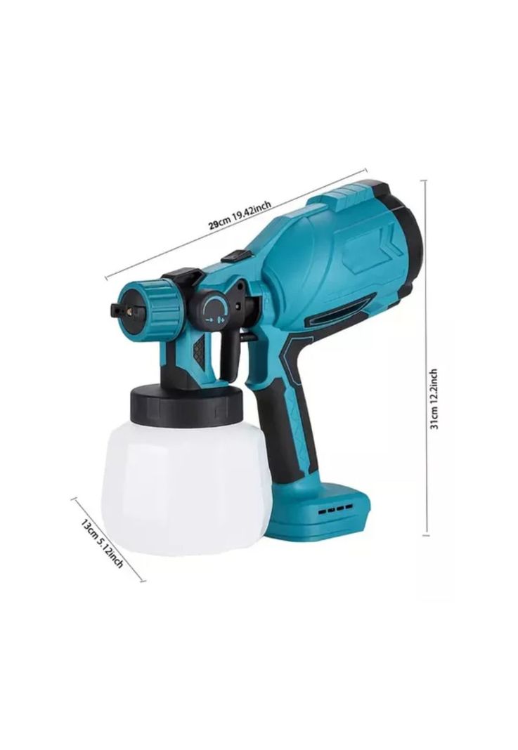 Pistola Pulverizadora Pintar Inalámbrica 580 Watt - 220v-2