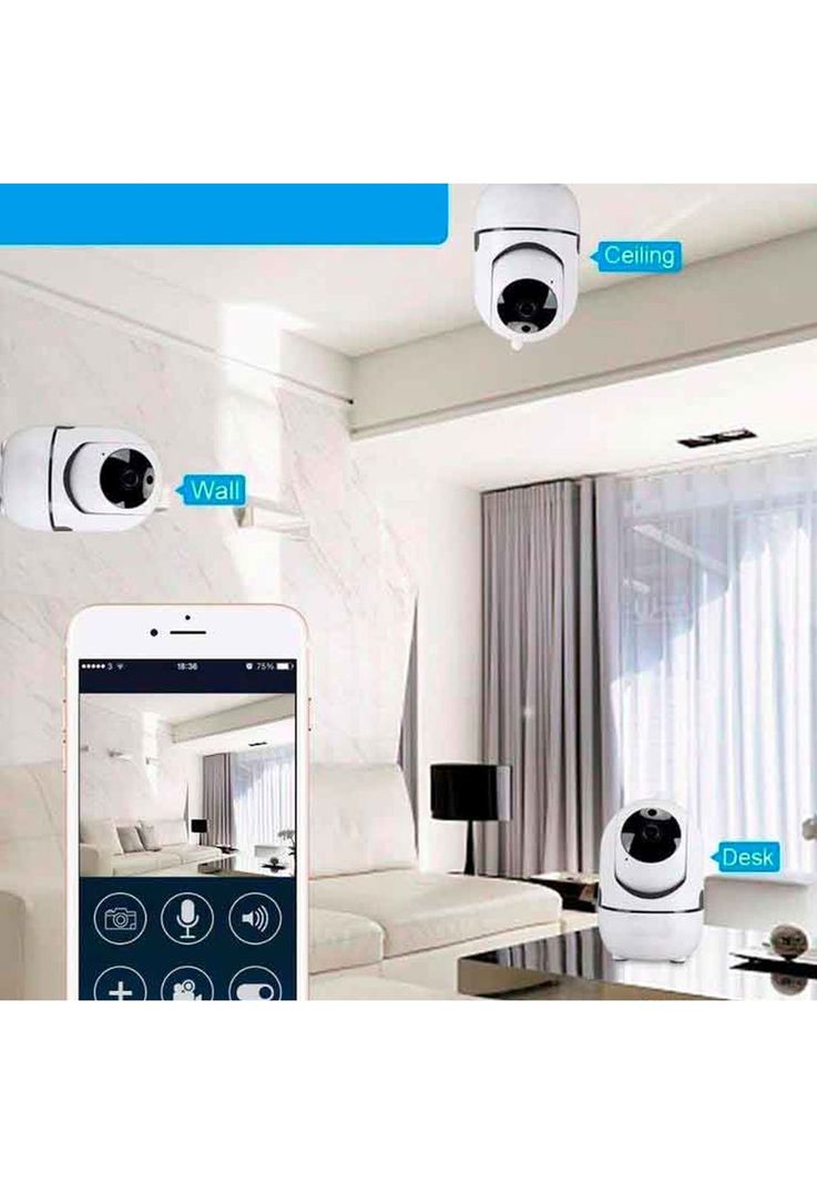 Cámara Seguridad IP WIFI Sensor Movimiento-4