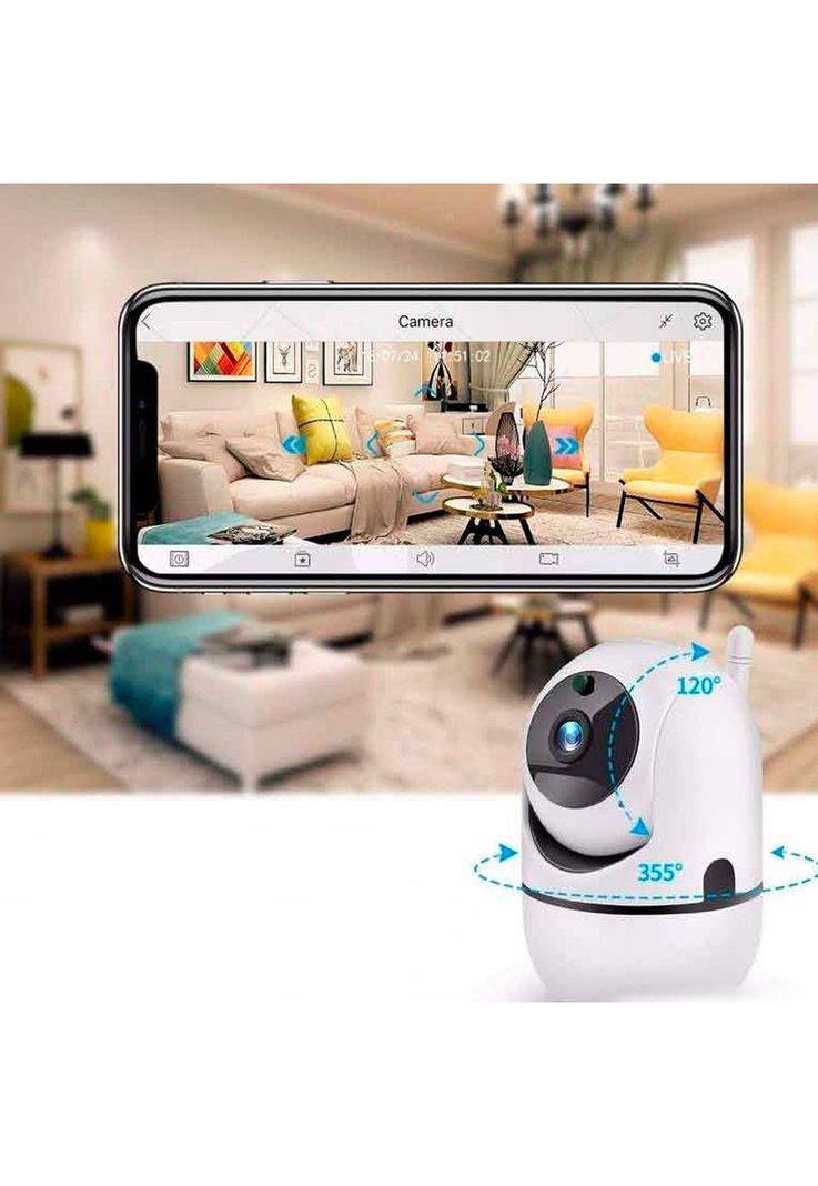 Cámara Seguridad IP WIFI Sensor Movimiento-5