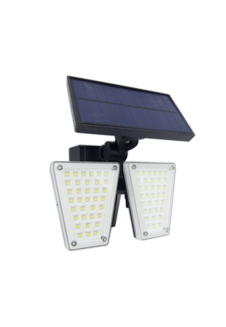 Proyector Solar LED Doble Mini 60 Watt Articulado PVC Sensor-0