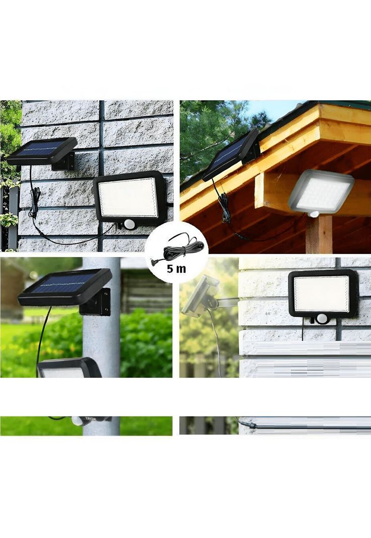 Foco Solar 10 Watt Luz Blanca Mini-5