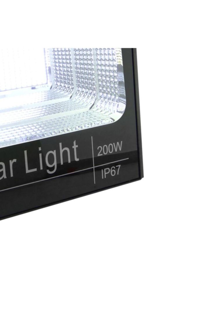 Foco Solar 397 LED 200 Watt Panel Solar Control Remoto-2