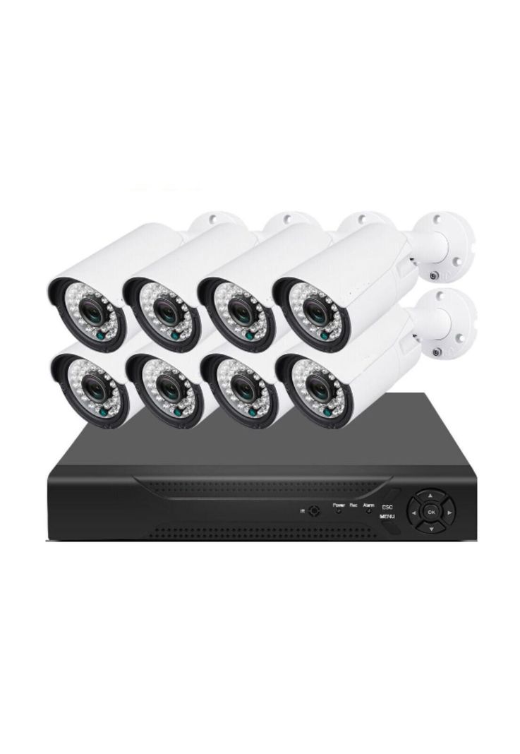 Kit CCTV 8 Cámaras Seguridad DVR 1080p Full HD-0