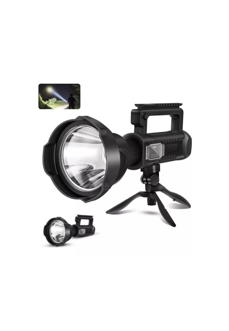 Foco Literna Trípode Led Luz Blanco Frío Usb 600 M-2