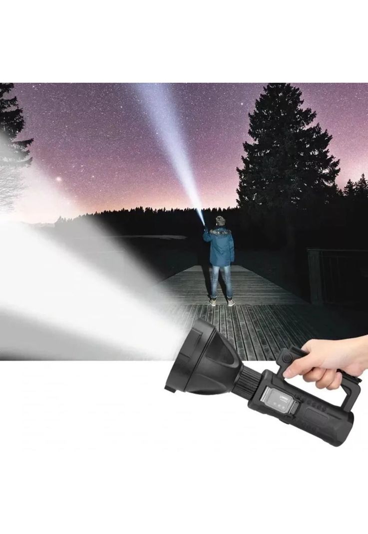 Foco Literna Trípode Led Luz Blanco Frío Usb 600 M-4