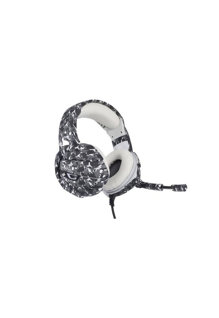 Audífonos Gamer Alámbrico Camuflaje Blanco-1