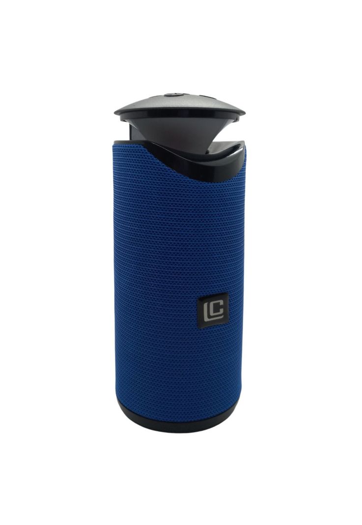 Parlante Bluetooth Recargable Luz RGB/USB/TF/FM Azul-0