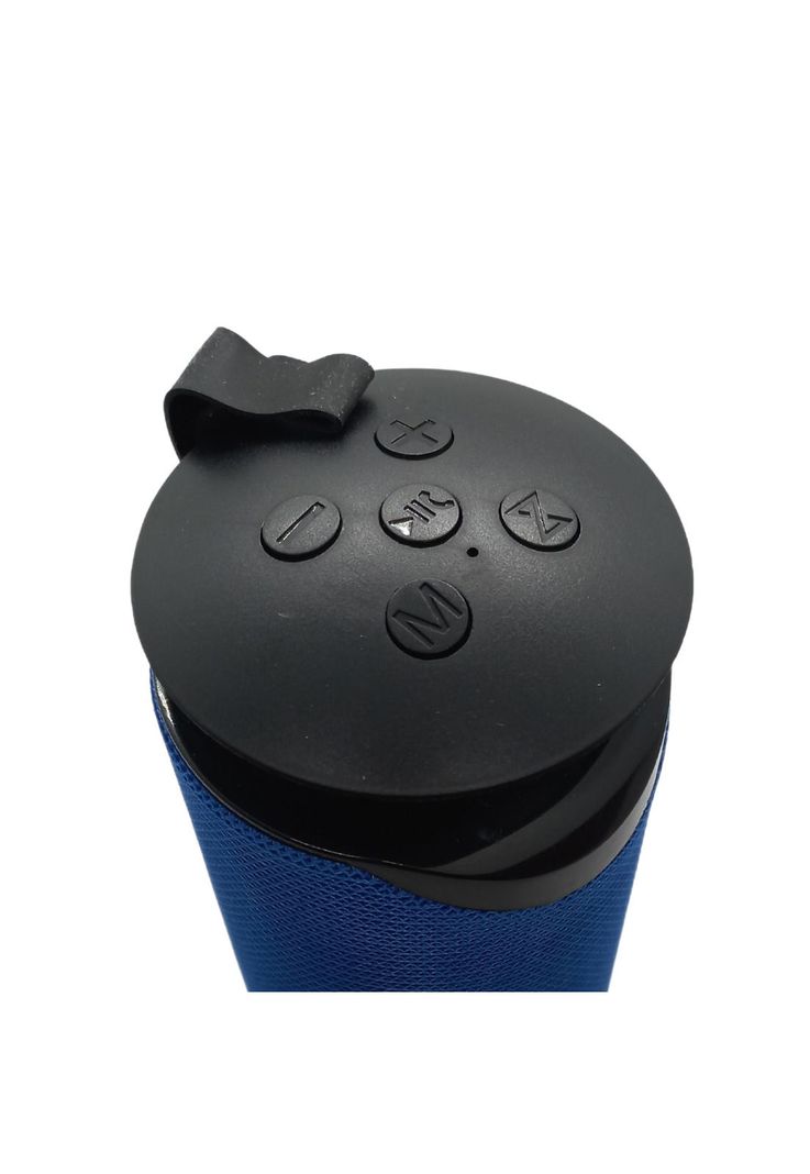 Parlante Bluetooth Recargable Luz RGB/USB/TF/FM Azul-3