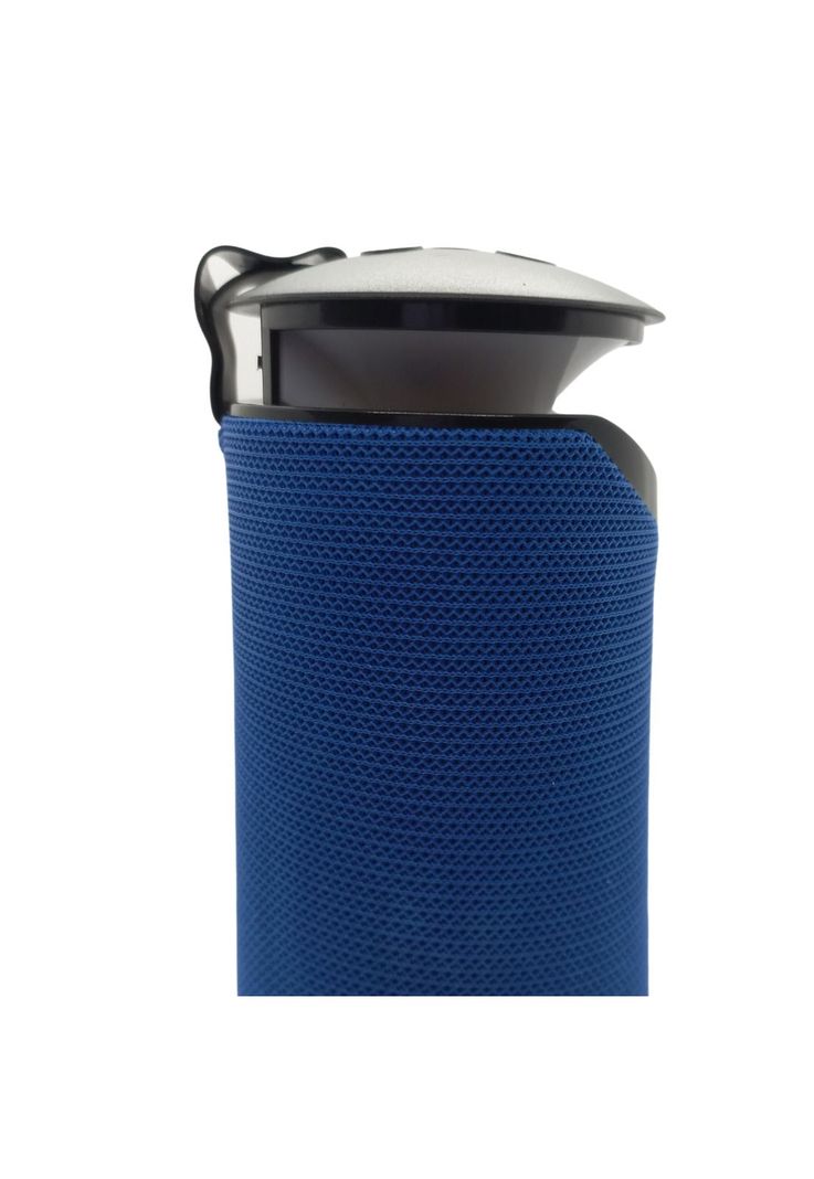 Parlante Bluetooth Recargable Luz RGB/USB/TF/FM Azul-4