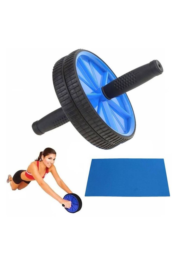 Rueda Abdominales Deportiva Yoga Mat-4